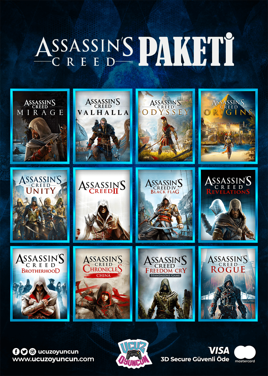 Assassin's Creed Paketi  Kapak Resmi