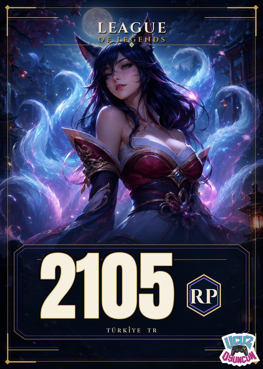 League of Legends LOL — Riot Points 2105 RP