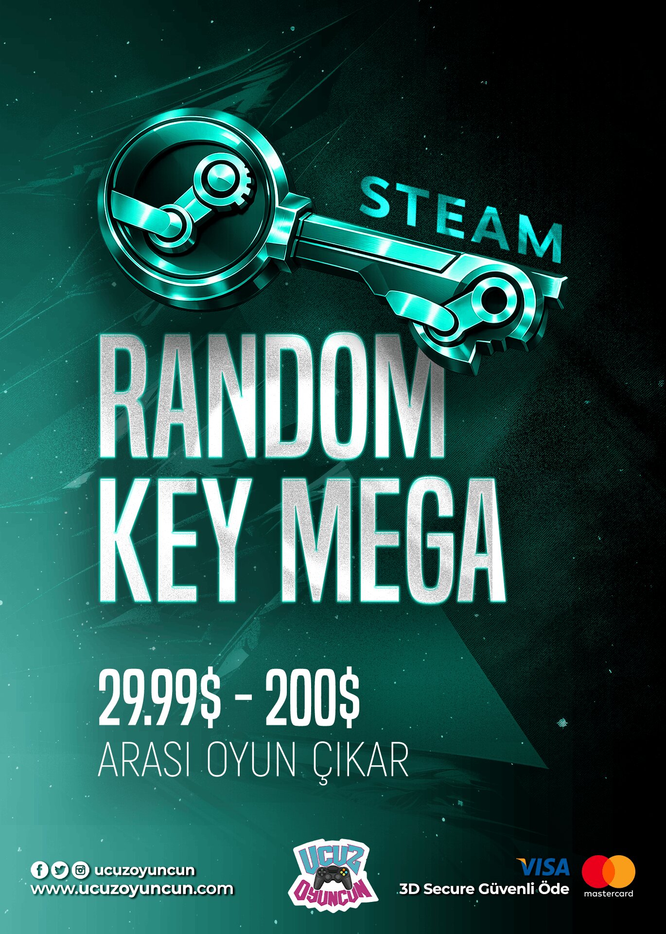 Steam Mega Boy Random Key