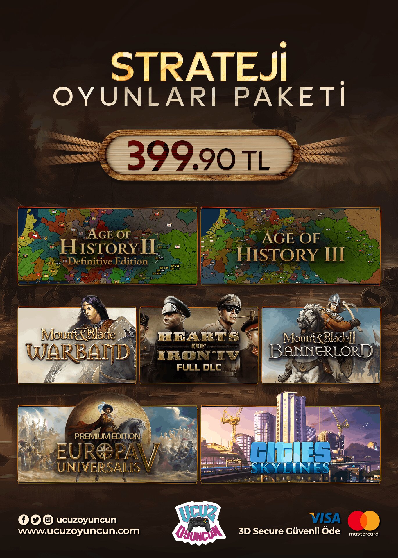 Strateji Oyunları Paketi Kapak Resmi