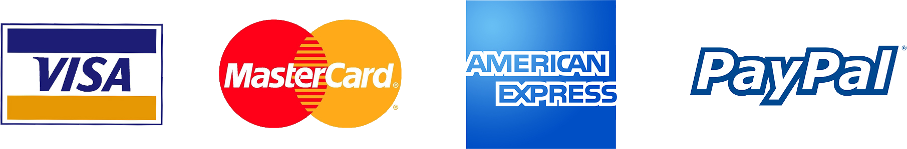 Visa, Mastercard ve kredi kartı ile güvenli ödeme